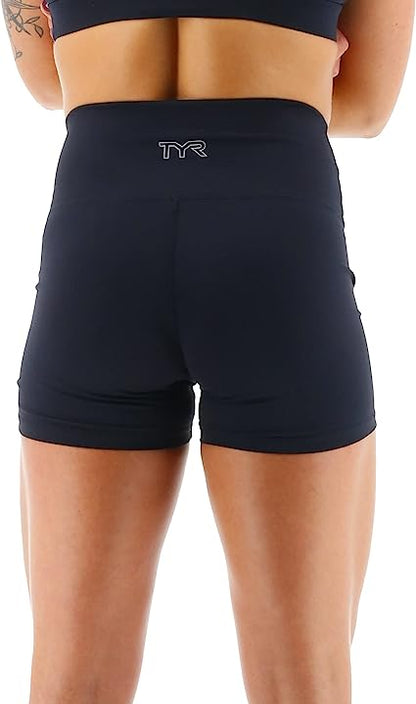 TYR BASE KINETIC™ WOMEN'S 2" HIGH-RISE SHORT - SOLID