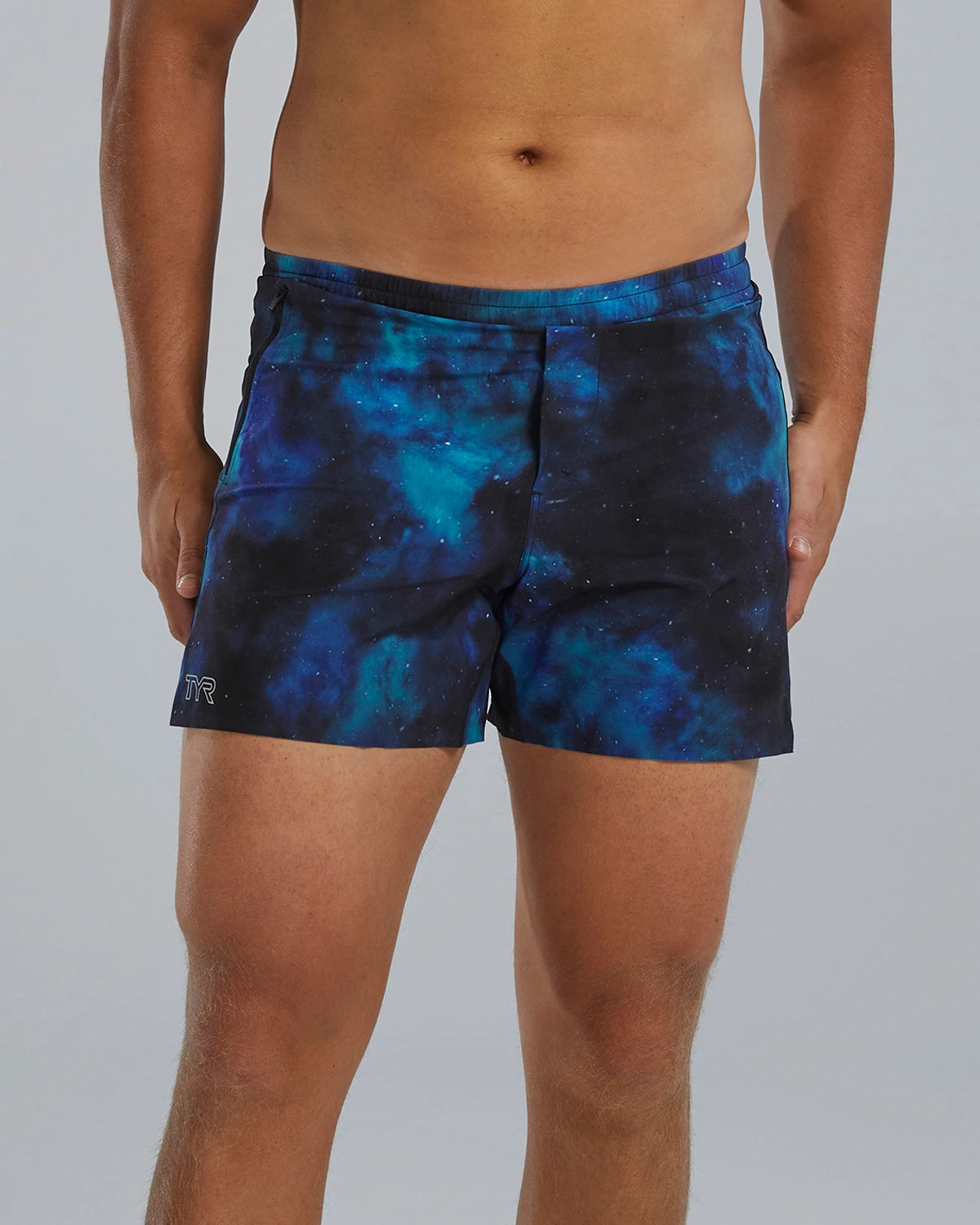 TYR HYDROSPHERE™ MEN'S UNLINED 6" MOMENTUM SHORTS - COSMIC NIGHT