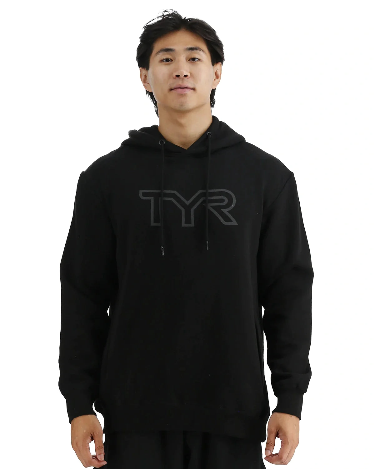 TYR ULTRASOFT UNISEX BIG LOGO BLACK