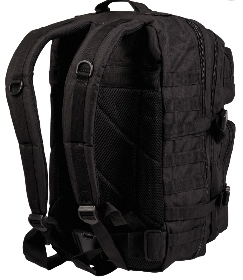 MOCHILA ASSAULT MIL-TEC PRETA 36L