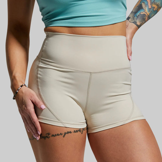 Born Primitive - Your Go To Booty Short (Oatmeal)