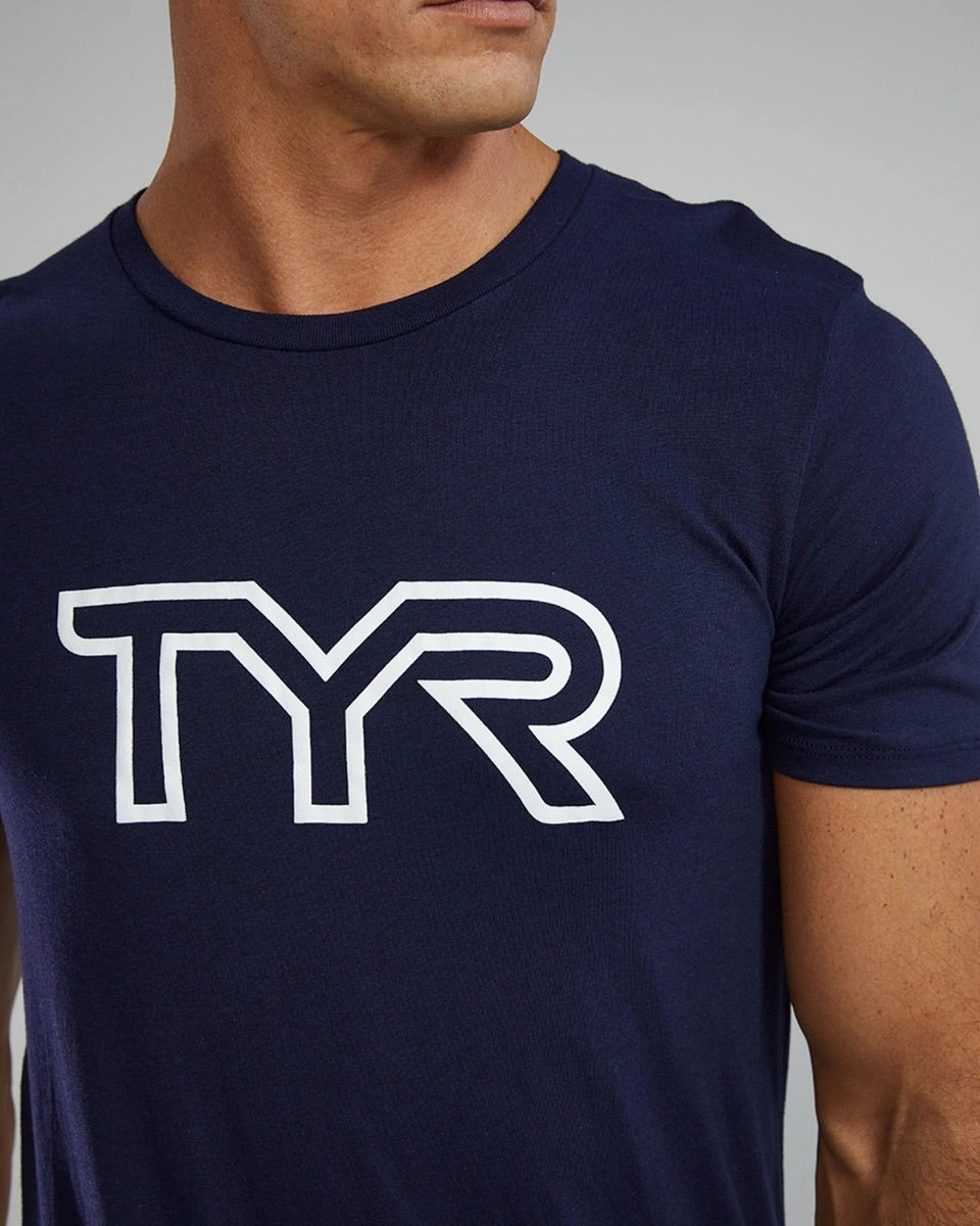 CAMISETA TÉCNICA DE TRI-BLEND CON LOGO GRANDE TYR ULTRASOFT PARA HOMBRE
