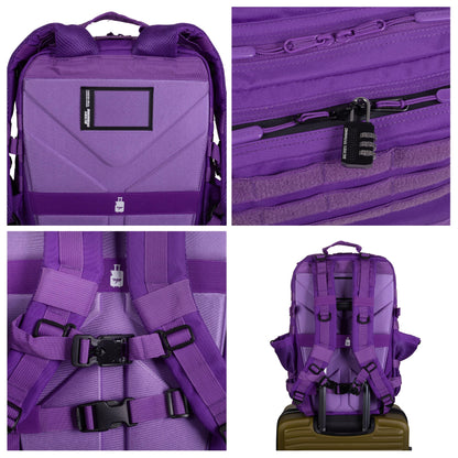 Mochila Tática V1 45L All In Violeta