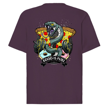 T-shirt FOOD IS FUEL Oversized