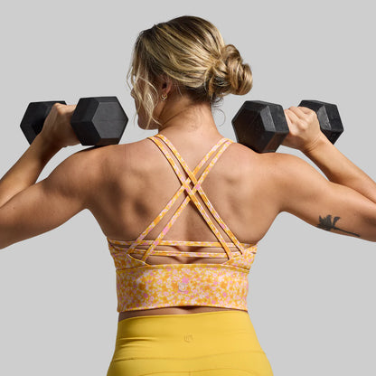 Born Primitive - Crossfire Sports Bra (Flower Power)