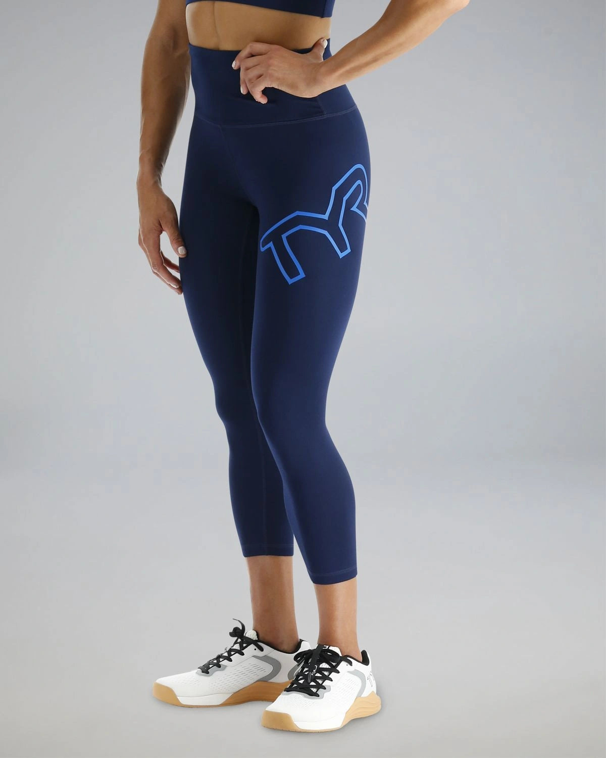 TYR BASE KINETIC™ MUJER DE TIRO ALTO 3/4 LOGO AZUL