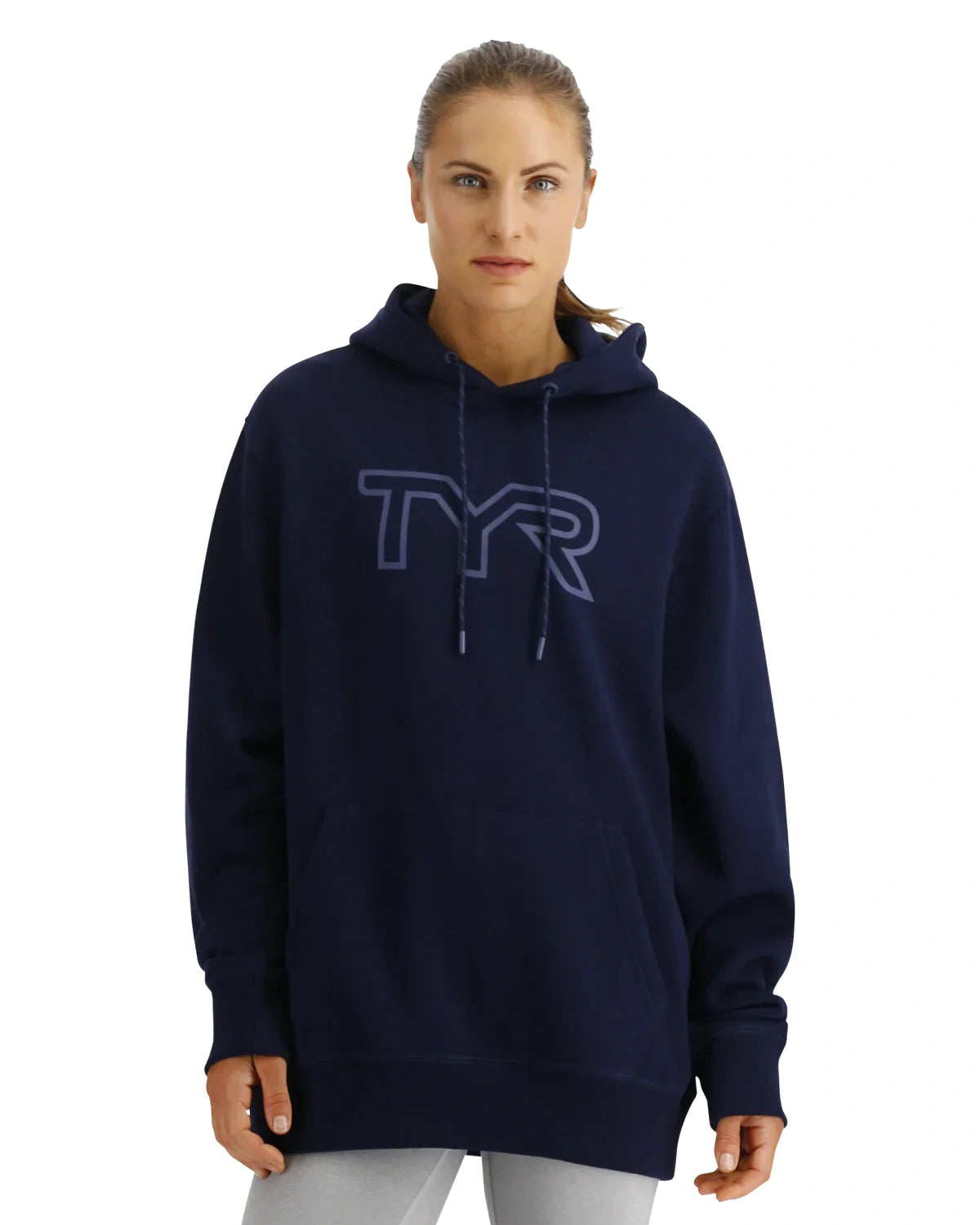 TYR ULTRASOFT UNISEX GRANDE LOGO MARINO