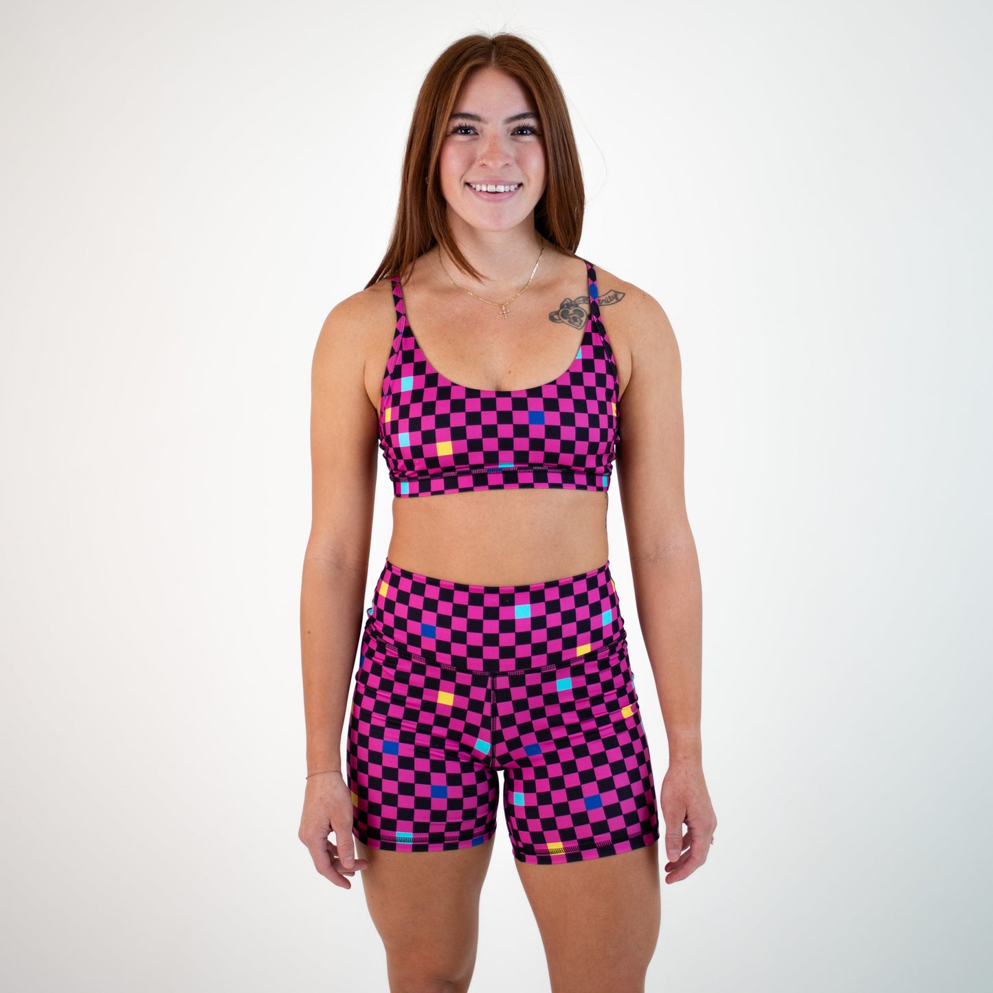 Cami Sports Bra - Pink Blink - Light Support