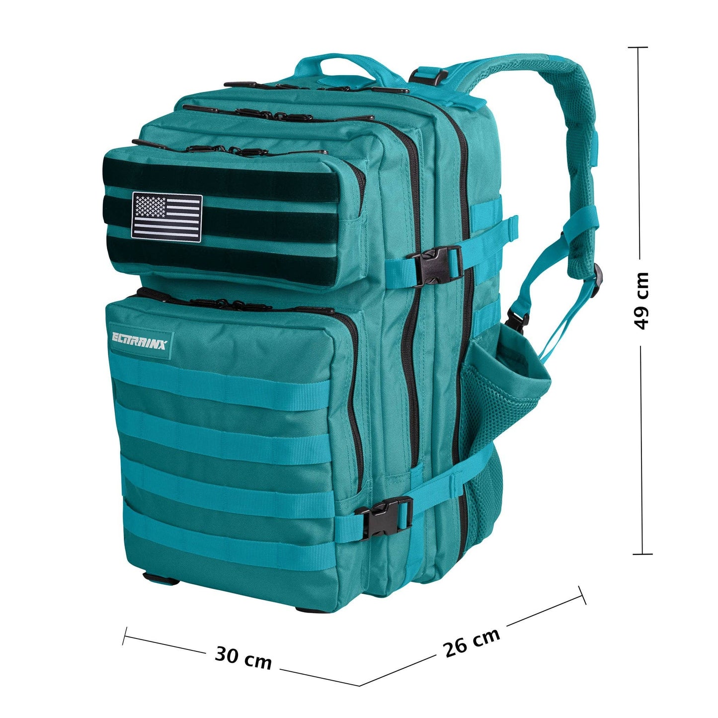 Mochila Tática V1 45L All em Turquesa