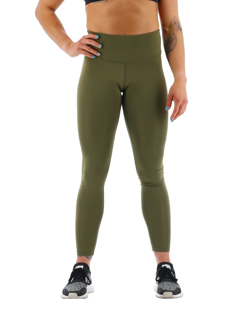 TYR BASE KINETIC™ WOMEN'S HIGH-RISE FULL LENGTH LEGGINGS - SOLID