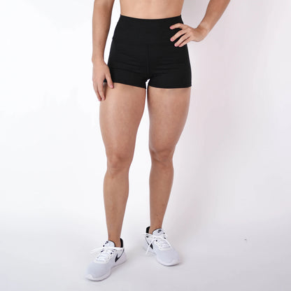 Pantalón corto True High Original de 2,5" - Negro jaspeado - Talle más alto