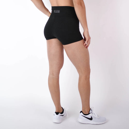 Pantalón corto True High Original de 2,5" - Negro jaspeado - Talle más alto