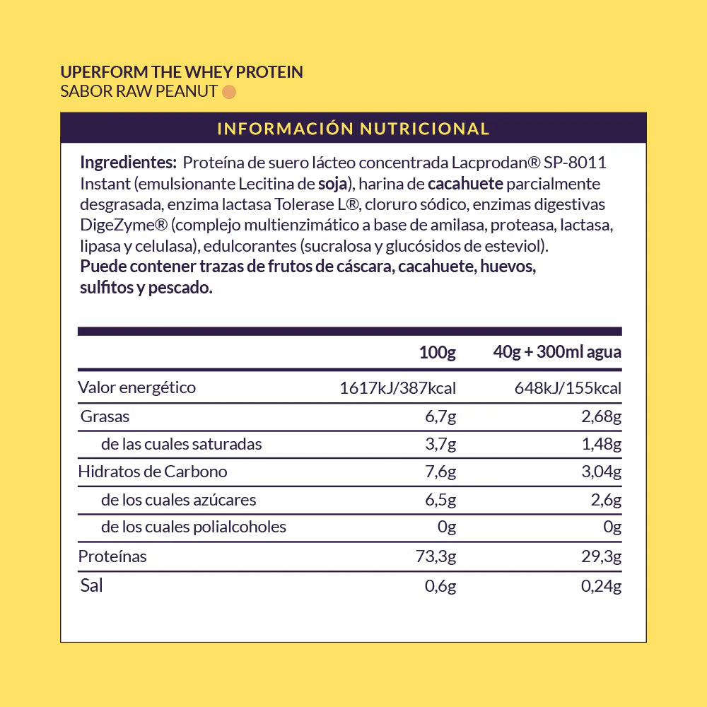 THE WHEY - Proteína concentrada