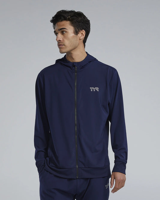 SUDADERA CON CAPUCHA Y CREMALLERA COMPLETA PARA HOMBRE TYR TECH