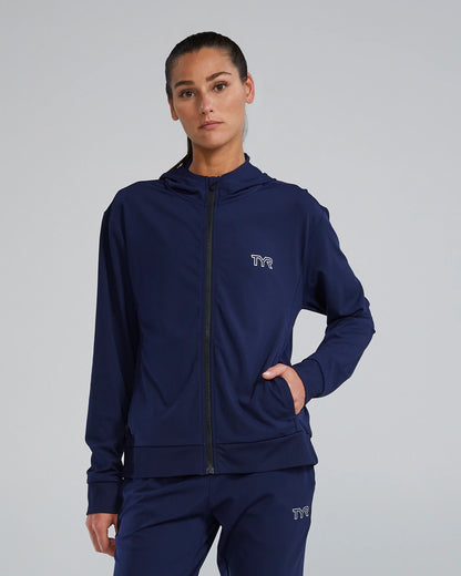 TYR TECH WOMEN'S FULL ZIP HOODIE