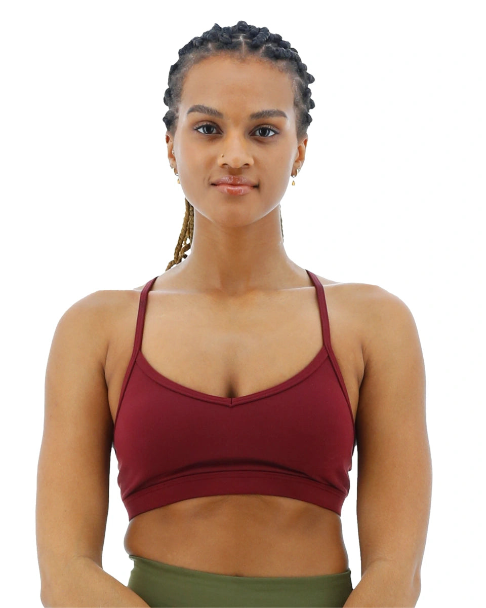 TYR BASE KINETIC™ WOMEN'S V-NECK SPORTS BRA - SOLID